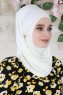 Wilda - Hijab En Coton Crème