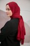 Ceyda - Hijab Bamboo Crash Bordeaux