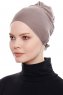 Belgin - Bonnet XXL Parizien Taupe Foncé - Ecardin