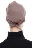 Belgin - Bonnet XXL Parizien Taupe Foncé - Ecardin