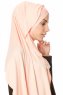 Betul - Hijab 1X Jersey Abricot - Ecardin