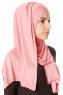 Betul - Hijab 1X Jersey Rose Foncé - Ecardin
