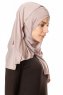 Betul - Hijab 1X Jersey Gris Pierre - Ecardin