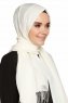 Buse - Hijab Blanc Cassé - Sehr-i Sal