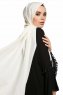 Buse - Hijab Blanc Cassé - Sehr-i Sal