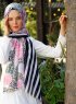 Capella - Hijab à Motifs Rose - Sal Evi