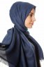 Caria - Hijab Bleu Marin - Madame Polo