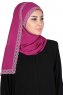 Carin - Hijab Chiffon Pratique Fuchsia