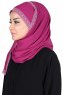 Carin - Hijab Chiffon Pratique Fuchsia