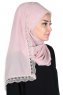 Carin - Hijab Chiffon Pratique Vieux Rose