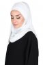 Carin - Hijab Chiffon Pratique Blanc
