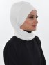 Carmen Vit Praktisk Instant One-Piece Hijab Ayse Turban 325403-3