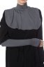 Derin - Couverture d'Cou & Manchettes Gris Foncé