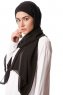 Derya - Hijab Pratique Chiffon Noir