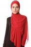 Derya - Hijab Pratique Chiffon Burgundy