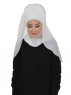 Diana Offwhite Praktisk Hijab Sjal Ayse Turban 326207d