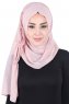 Disa - Hijab Chiffon Pratique Vieux Rose