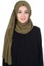 Disa - Hijab Chiffon Pratique Kaki