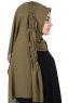 Disa - Hijab Chiffon Pratique Kaki