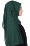 Disa - Hijab Chiffon Pratique Vert Foncé