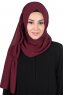 Disa - Hijab Chiffon Pratique Prune