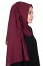 Disa - Hijab Chiffon Pratique Prune