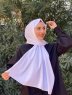 Djamila - Hijab Coton Blanc - Mirach