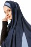 Duru - Hijab Jersey Bleu Marin & Indigo