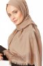Ebru - Hijab Coton Beige