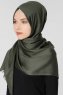 Ece Khaki Pashmina Hijab Sjal Halsduk 400005b