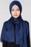 Ece Marinblå Pashmina Hijab Sjal Halsduk 400003a