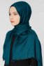 Ece Mörkgrön Pashmina Hijab Sjal Halsduk 400022b