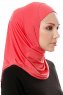 Elif - Hijab Sport Framboise - Ecardin