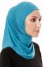 Elif - Hijab Sport Pétrole - Ecardin