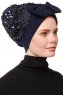 Enfleda - Turban Bleu Marin