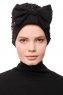 Enfleda - Turban Noir & Noir