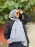 Ermina - Hijab Coton Gris - Mirach