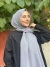 Ermina - Hijab Coton Gris - Mirach