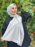Ermina - Hijab Coton Gris Clair - Mirach