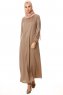 Esra - Robe Taupe - Miss Halima