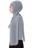 Evren - Chiffon Hijab Gris