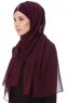 Evren - Chiffon Hijab Prune