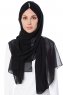 Evren - Chiffon Hijab Noir