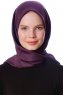 Eylul - Hijab Rayon Carré Prune