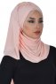 Filippa - Hijab Coton Pratique Vieux Rose - Ayse Turban