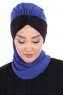 Gill - Hijab Pratique Bleu & Noir