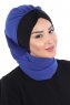 Gill - Hijab Pratique Bleu & Noir