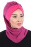 Gill - Hijab Pratique Fuchsia & Fuchsia