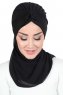 Gill - Hijab Pratique Noir & Noir