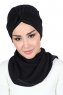 Gill - Hijab Pratique Noir & Noir